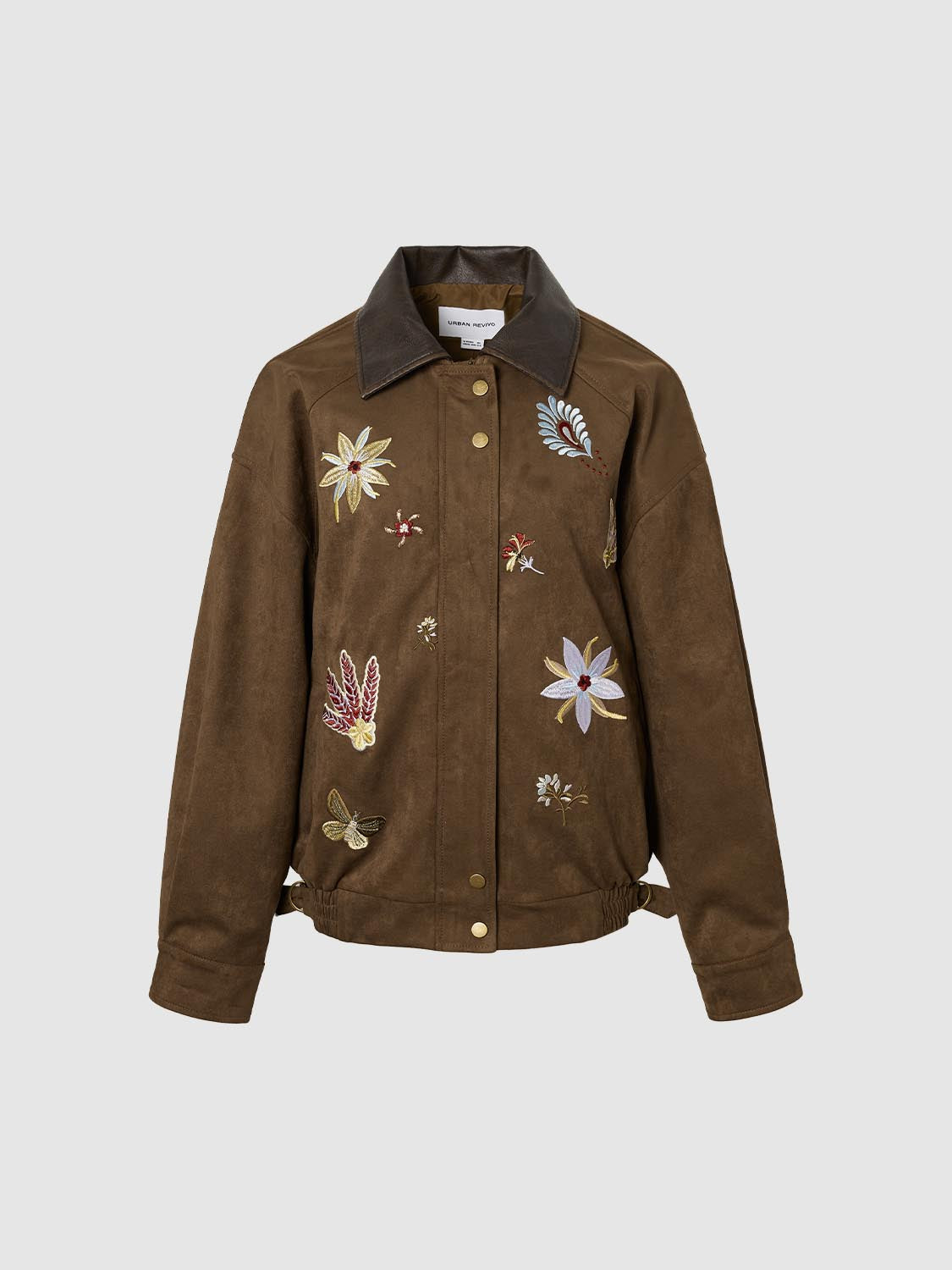 Suede Embroidered Jacket