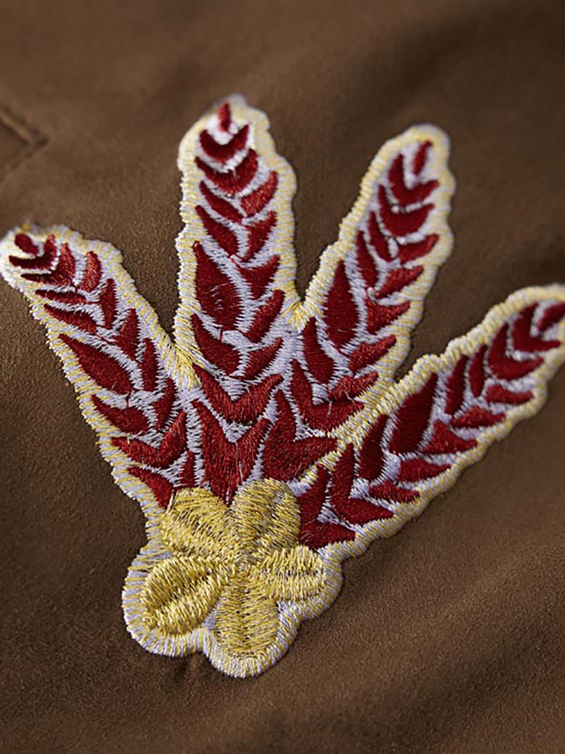 Suede Embroidered Jacket