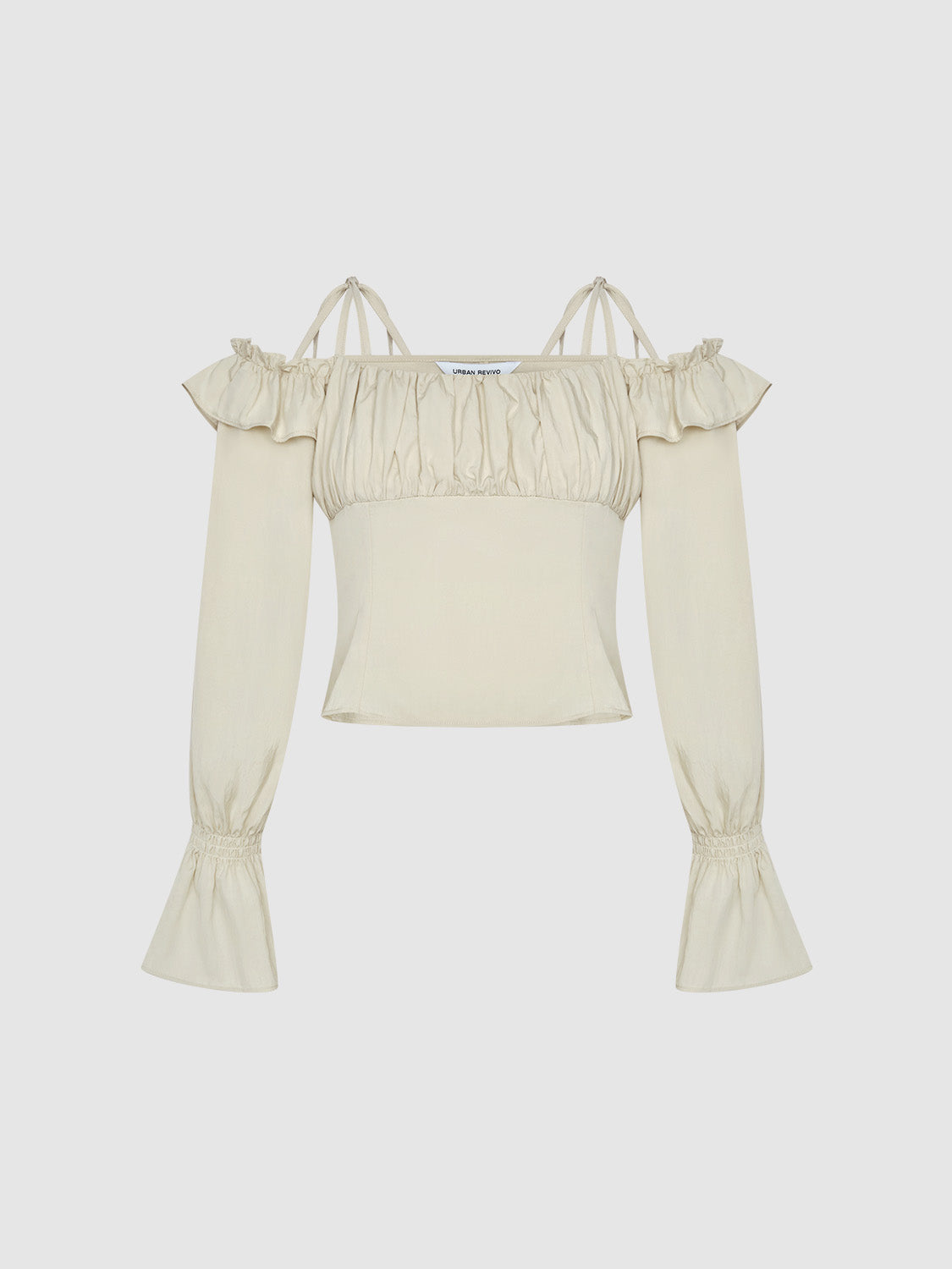 Off-Shoulder Straight Overhead Shirt