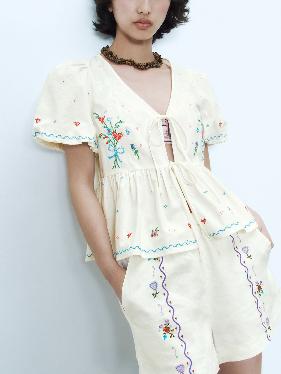Front Tie Blouses