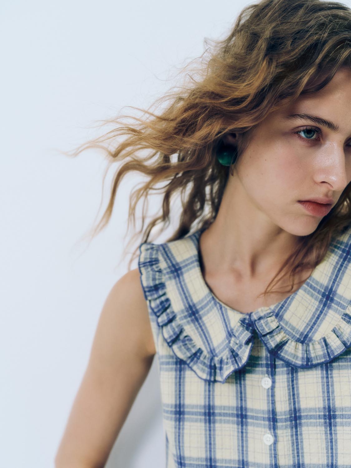 Plaid Sleeveless Shirts