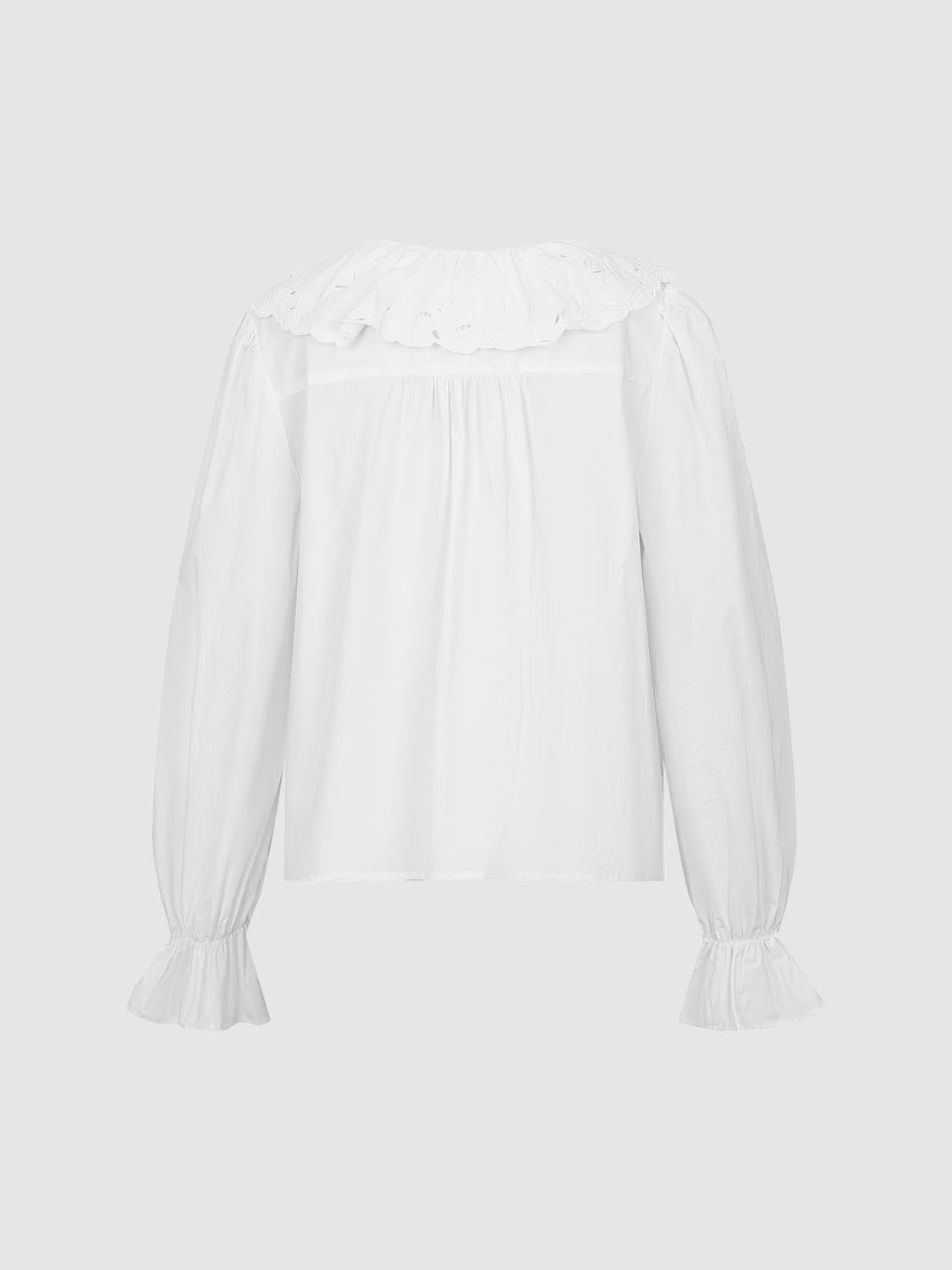 V-Neck Lace Blouses