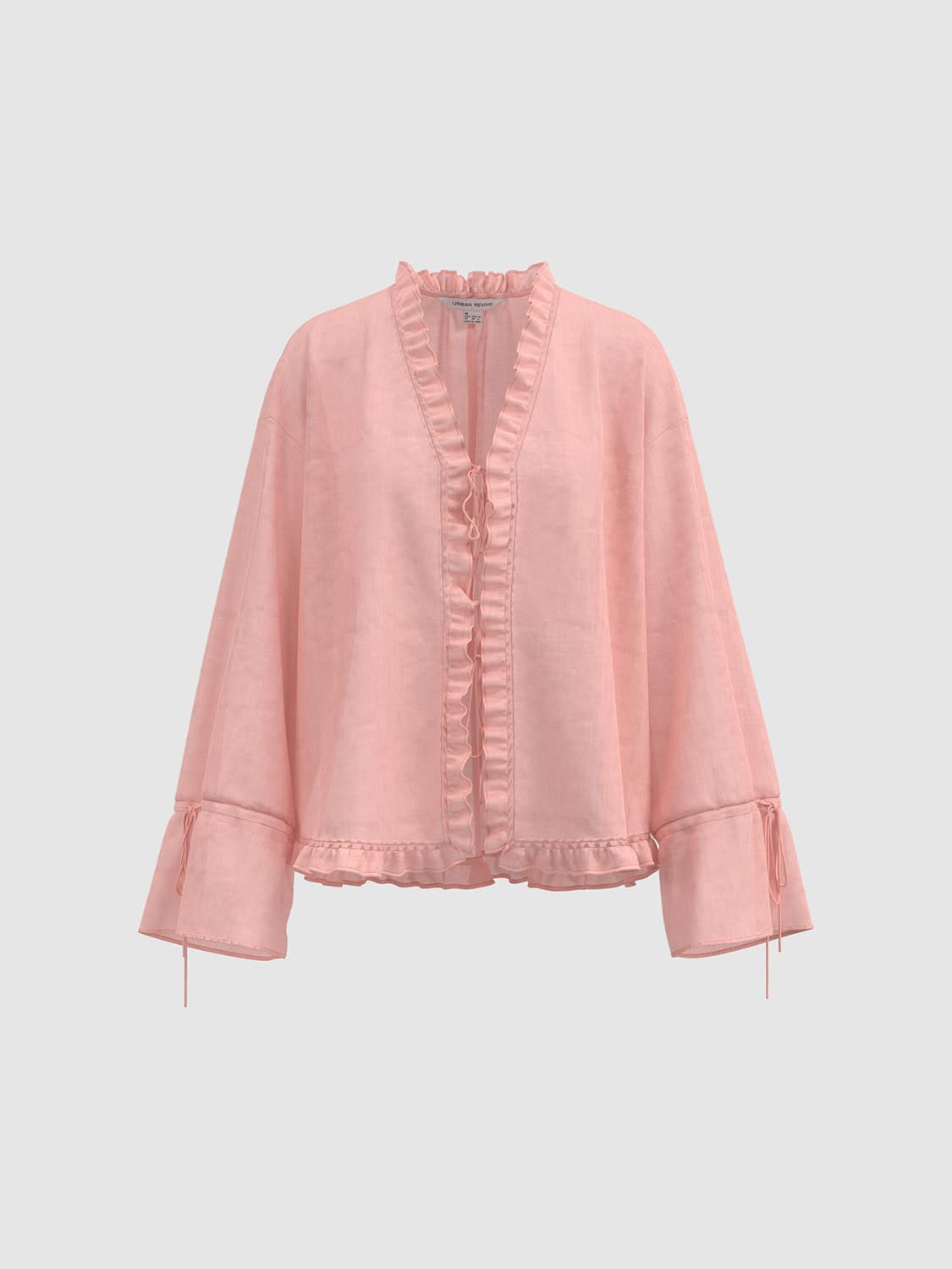Ruffle Trim Shirts