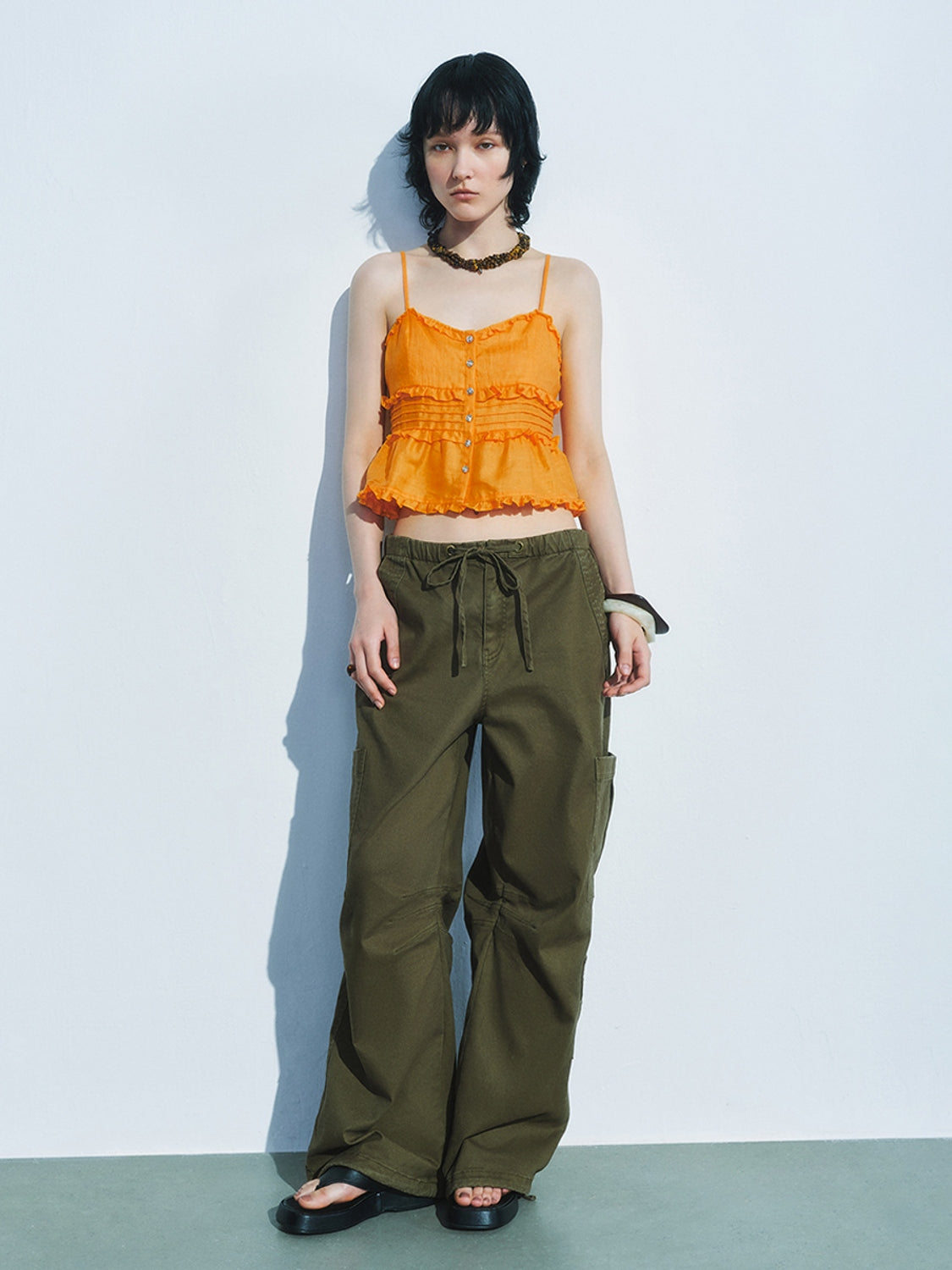 Button Up Cami Tops