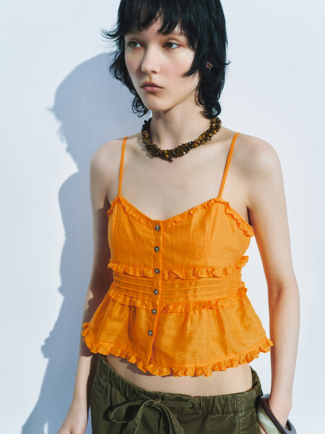 Button Up Cami Tops