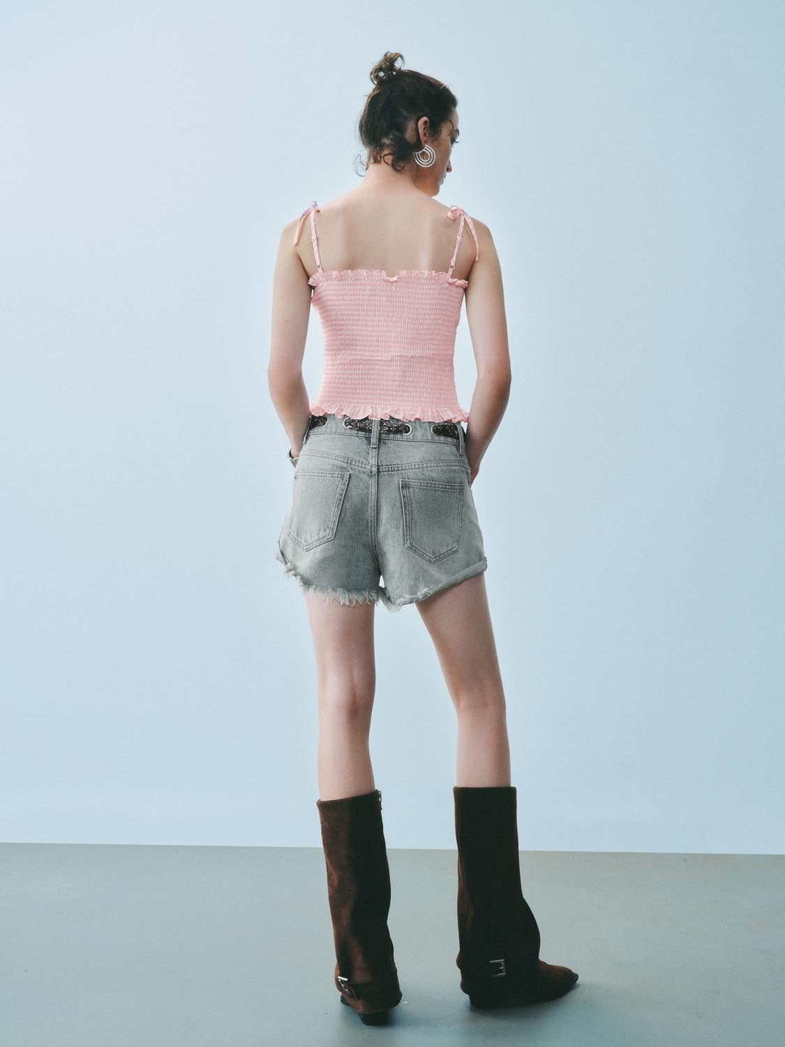 Shirred Strap Tops