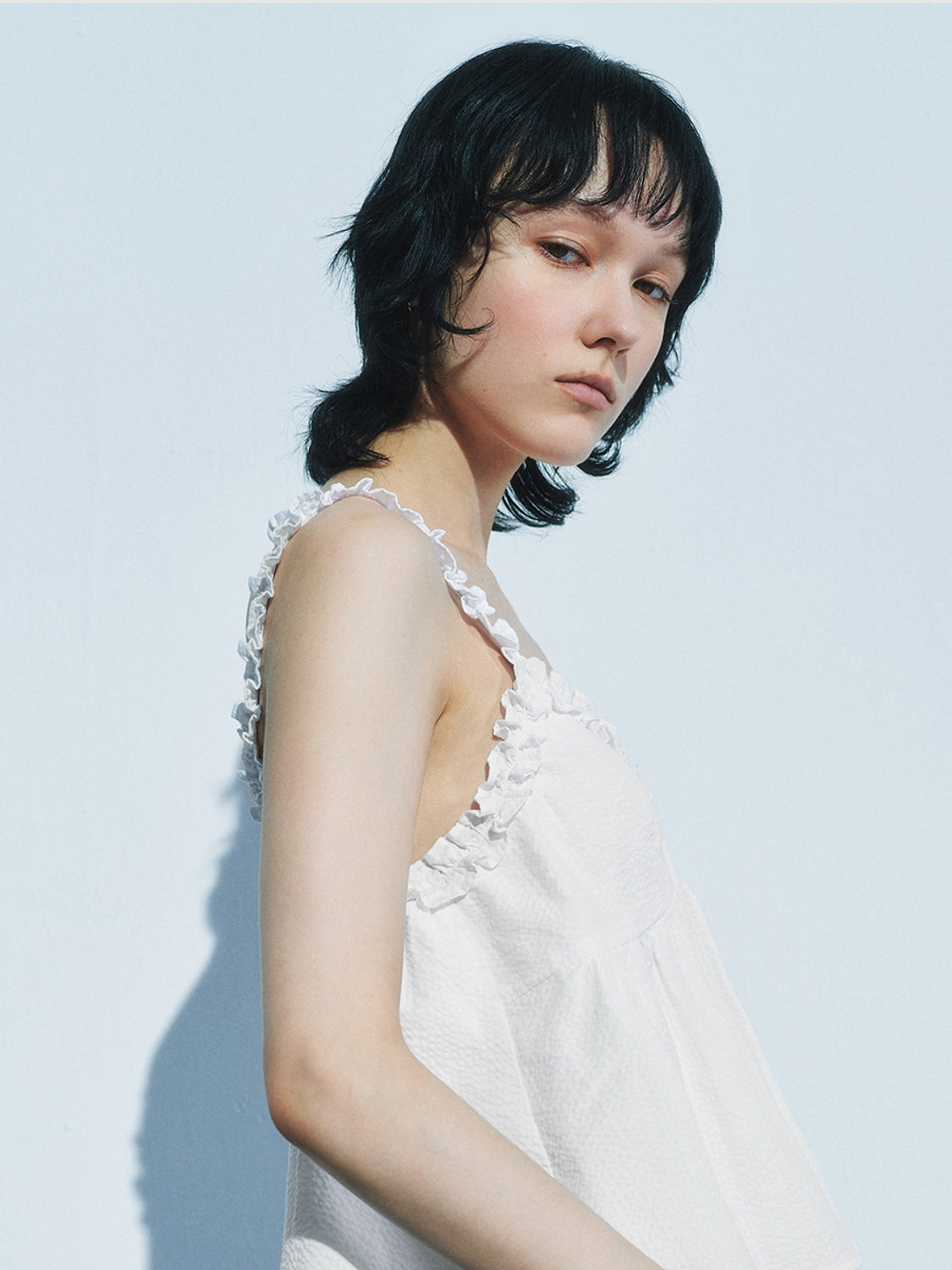 Lace Ruffle Tops