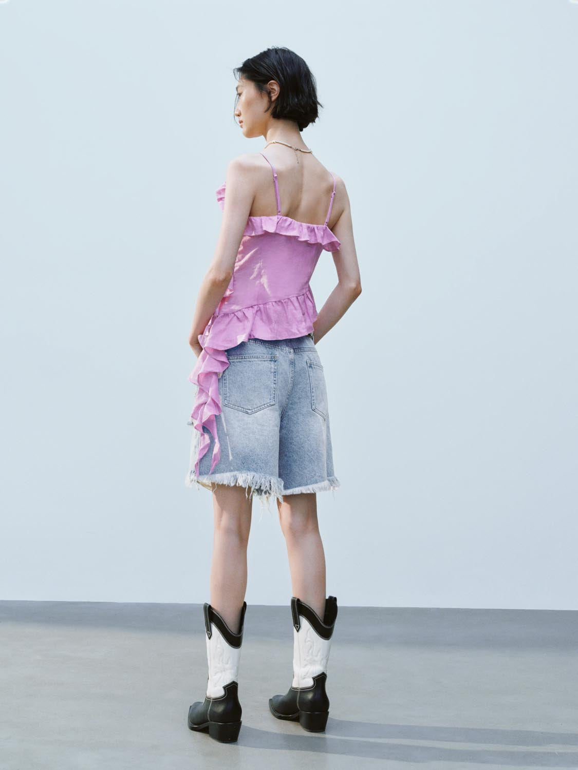 Ruffle Cami Tops