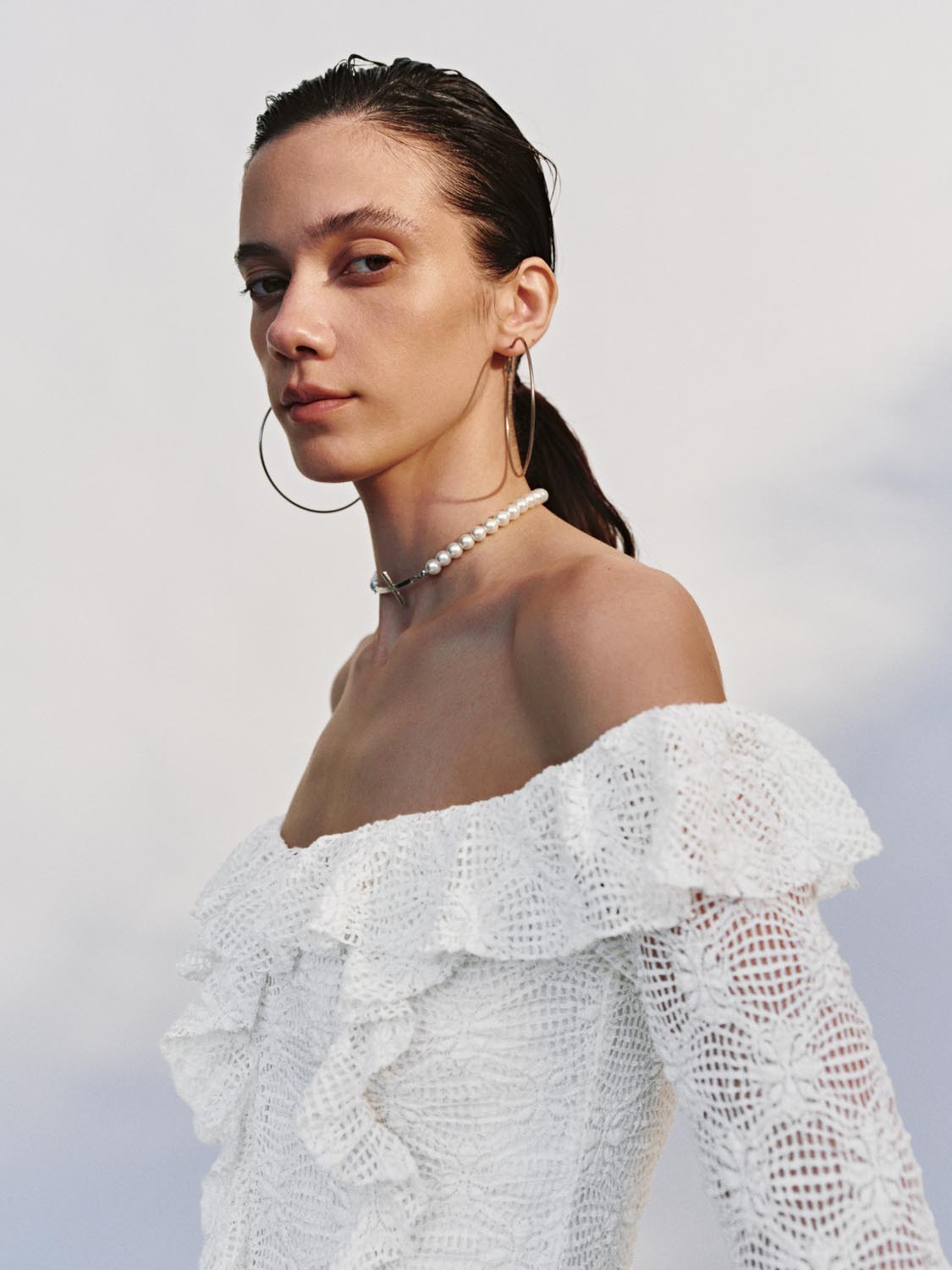 Ruffle Overhead Blouses