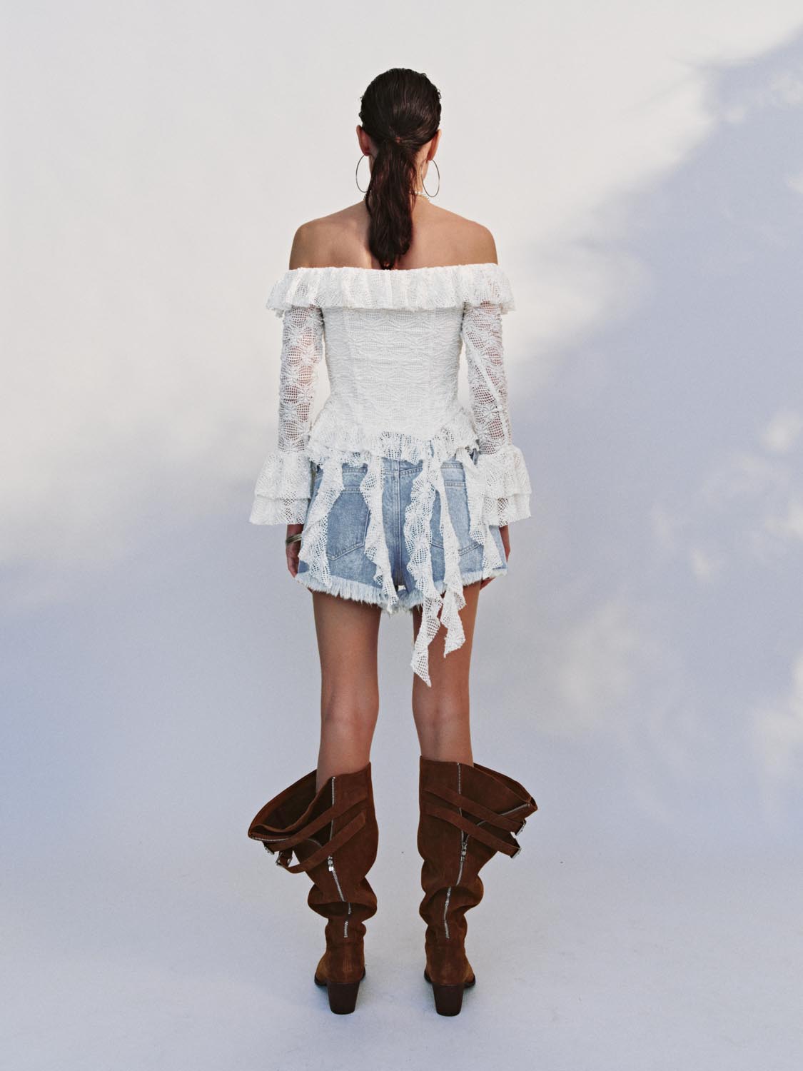 Ruffle Overhead Blouses