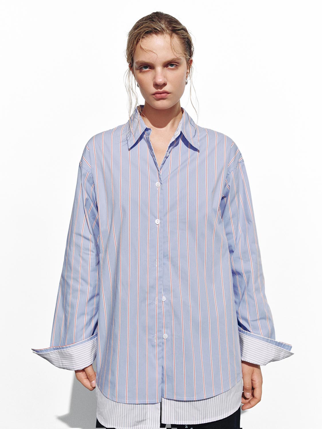 2 In 1 Striped Shirts