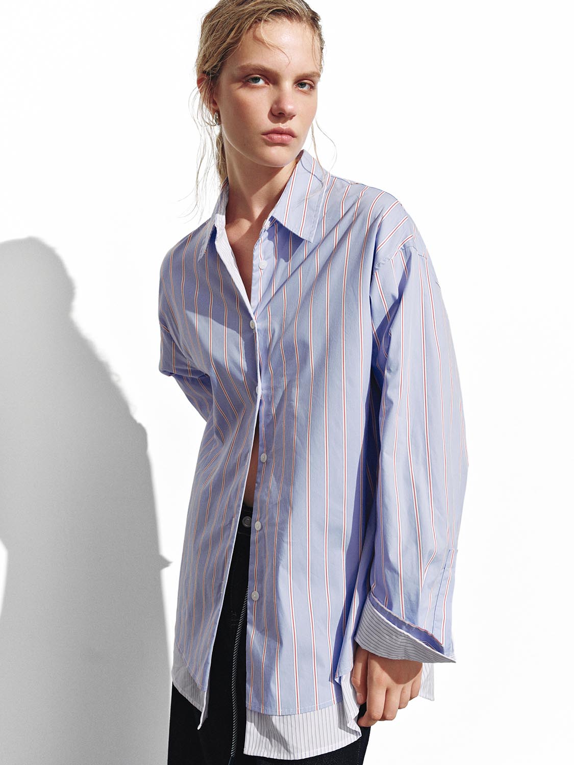 2 In 1 Striped Shirts