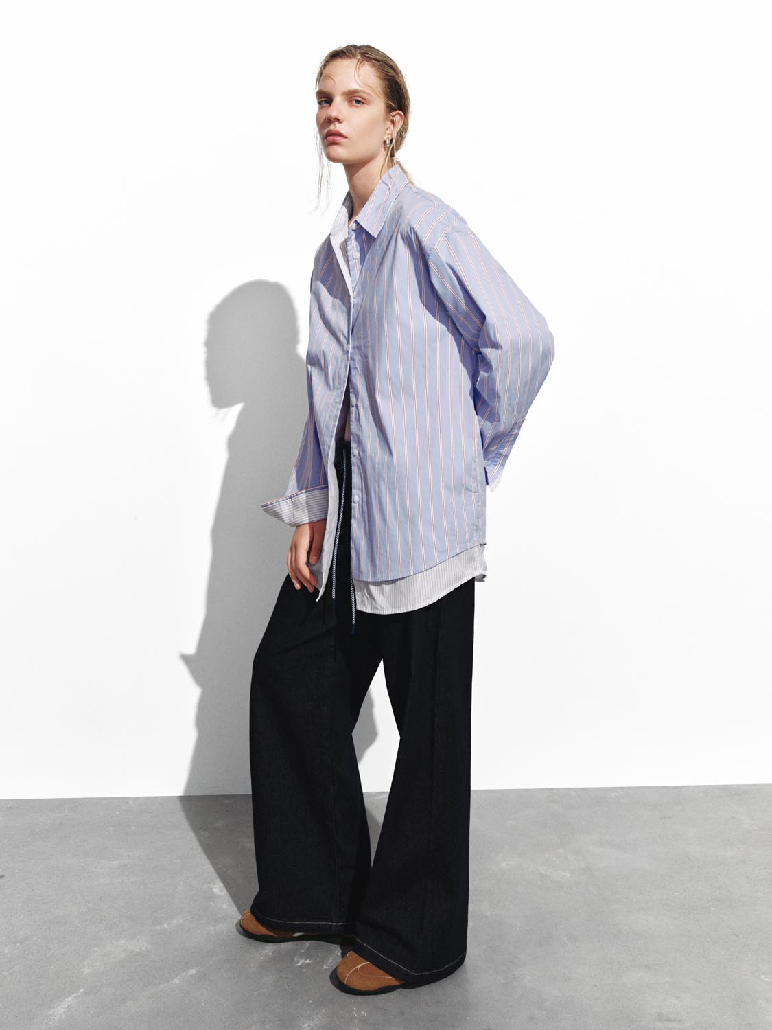 2 In 1 Striped Shirts