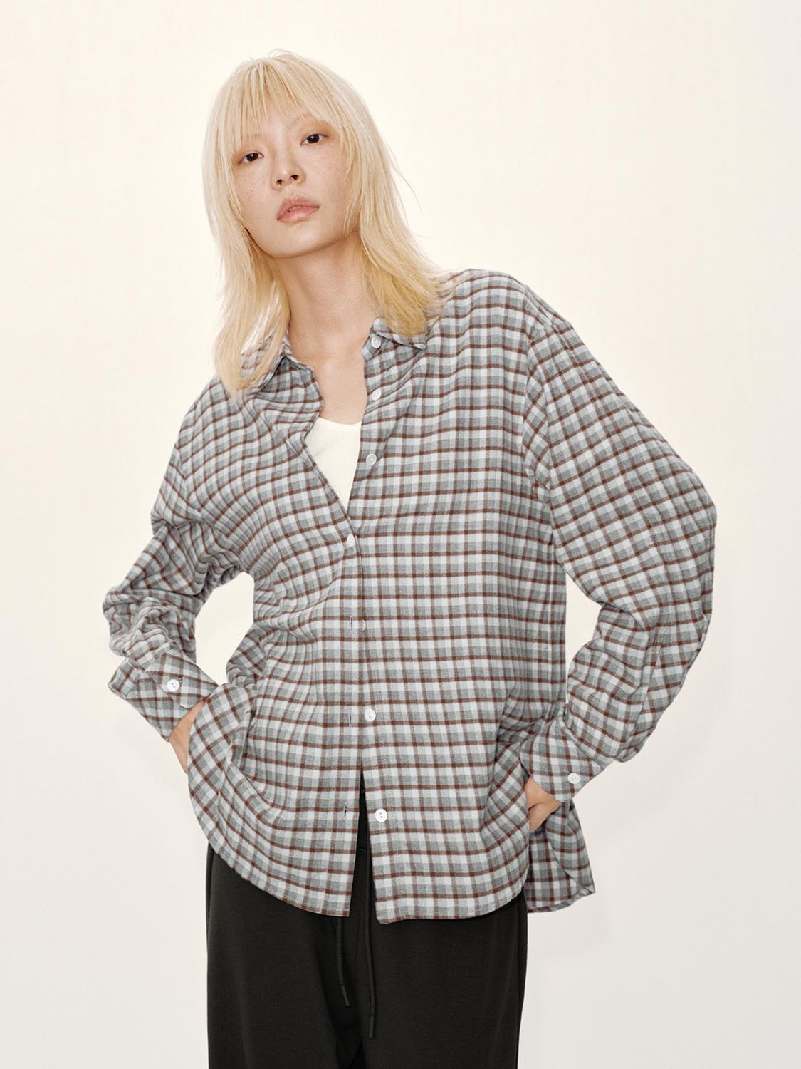 Loose Fit Check Shirts
