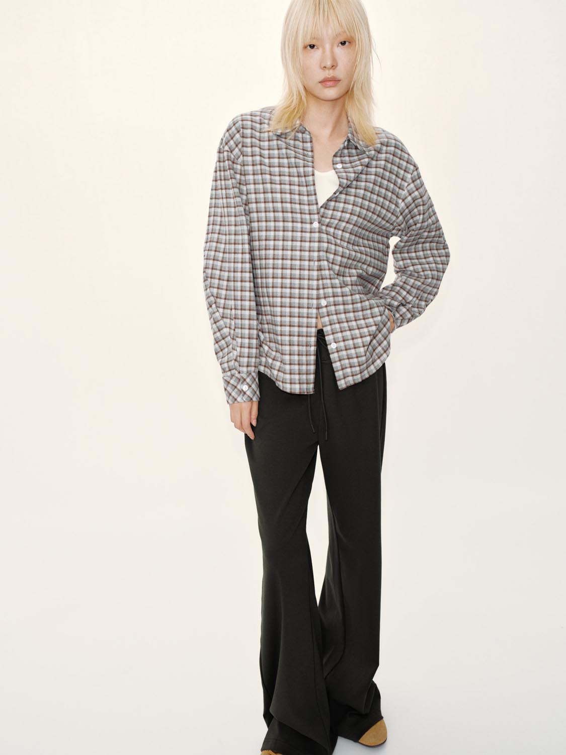 Loose Fit Check Shirts