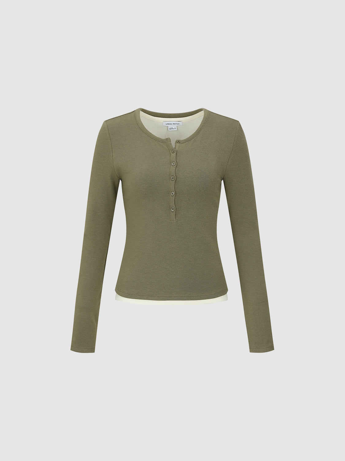 2 In 1 Skinny Long Sleeve T-Shirts