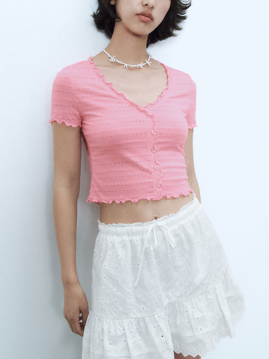 Cropped Skinny T-Shirts