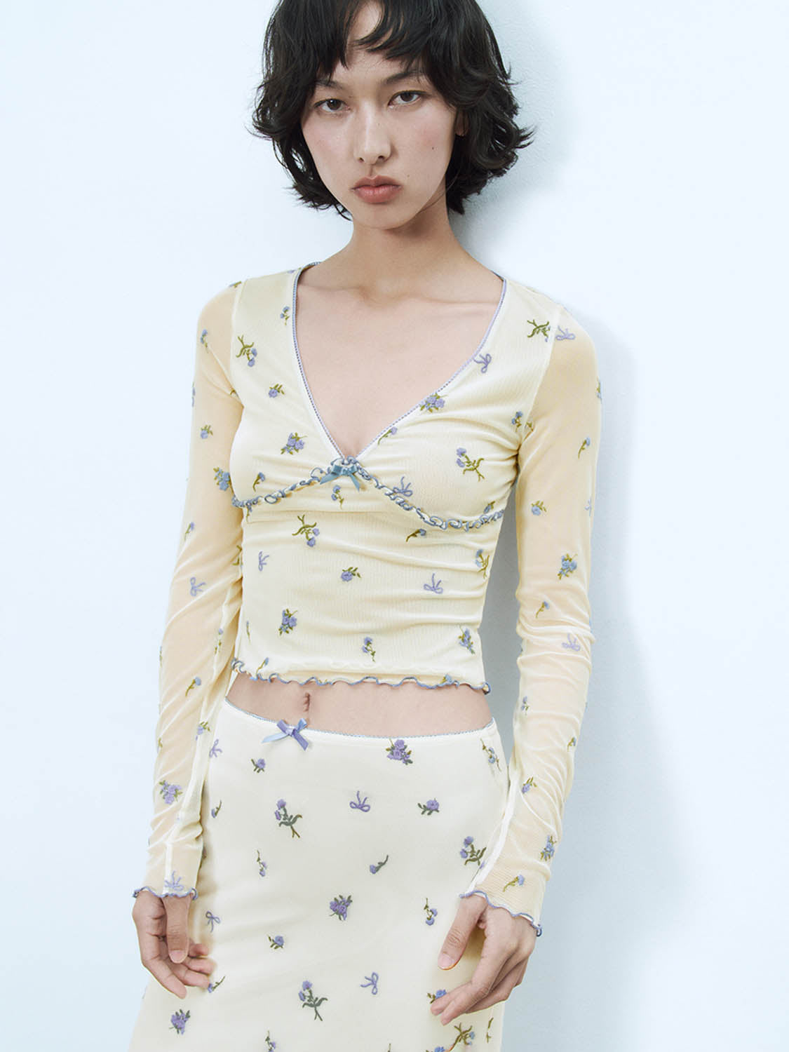 Skinny Floral T-Shirts