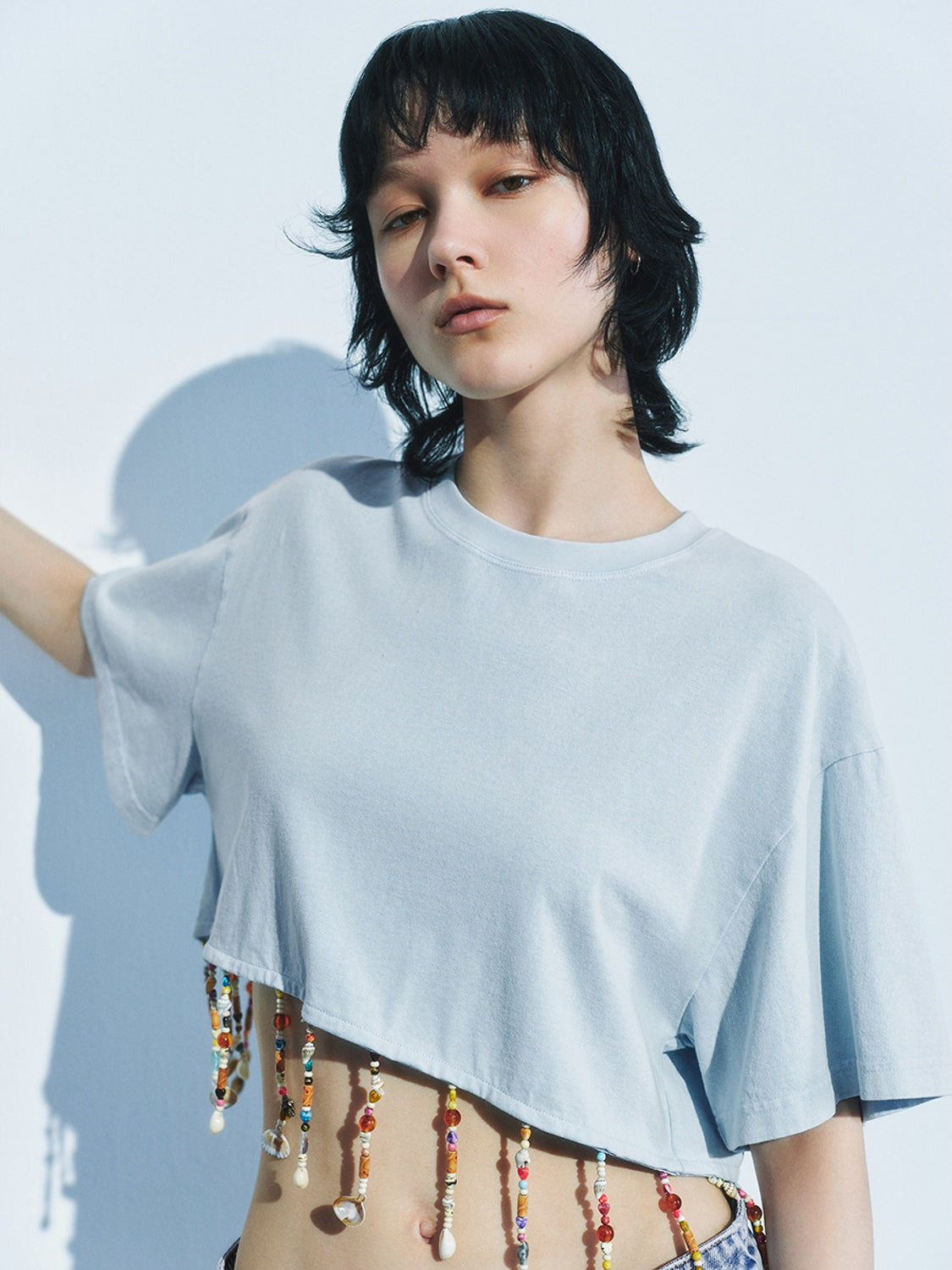 Cropped Short Sleeve T-Shirts