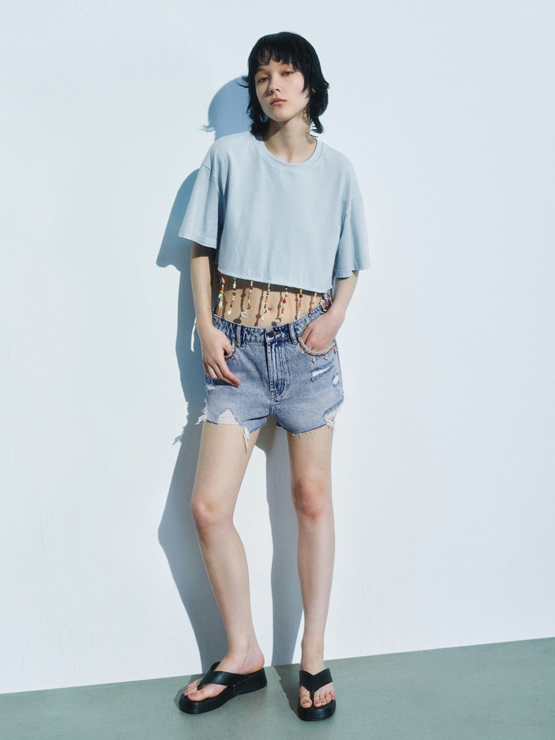 Cropped Short Sleeve T-Shirts