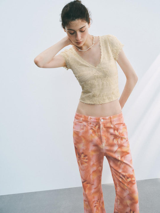 Cropped Lace Blouses