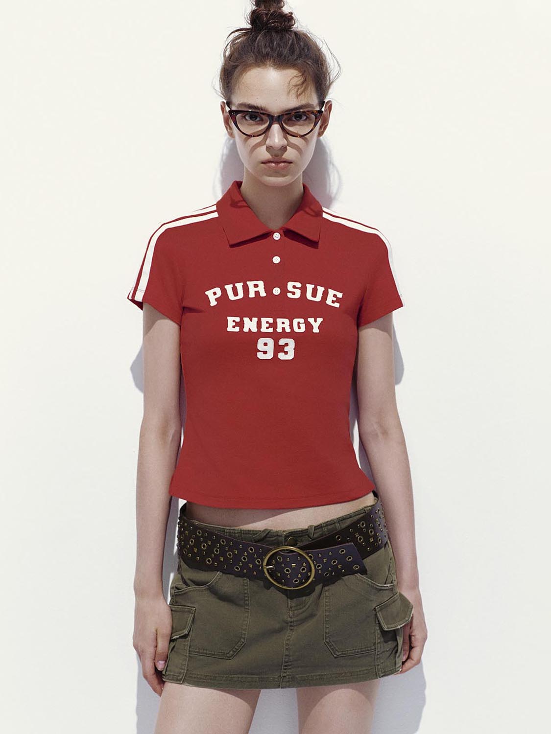 Contrast-Color Slim-Fit Polo Shirts