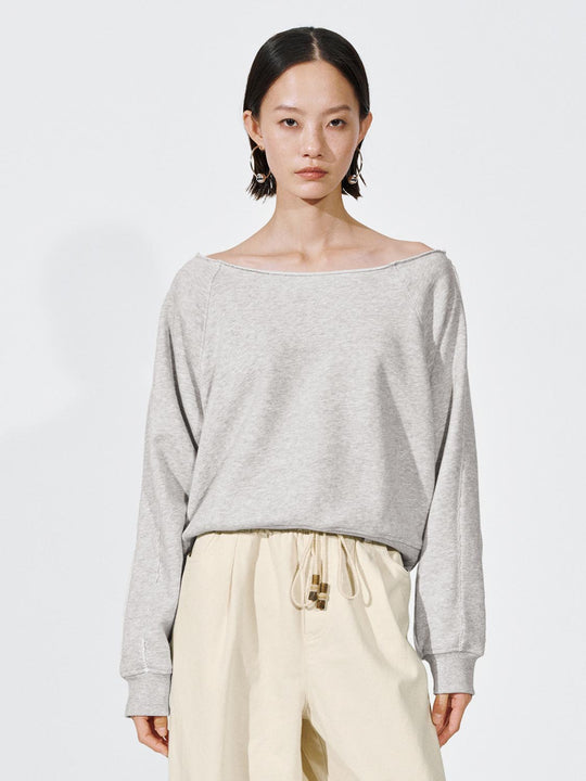 Boat Neck Long Sleeve T-Shirts