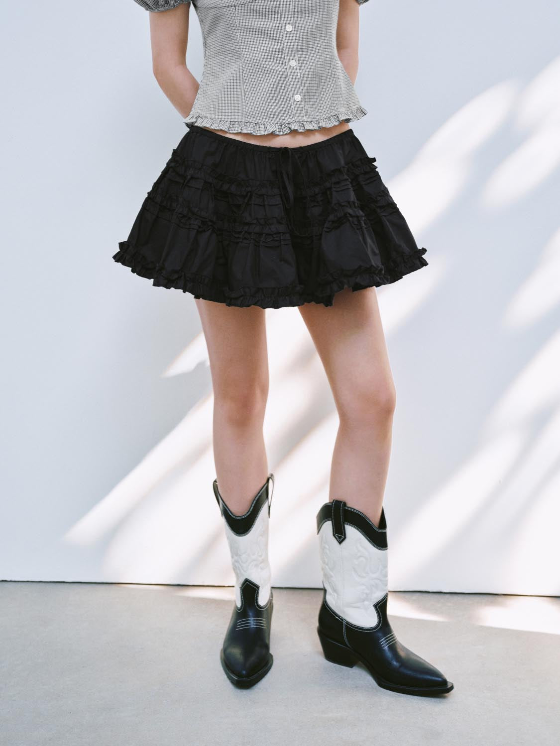 Mini Flared Skirts