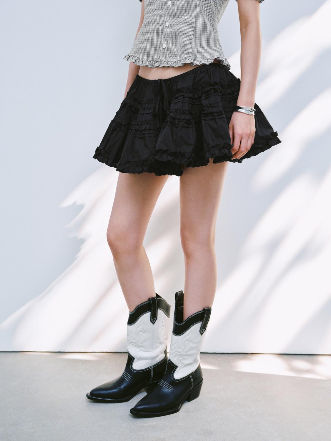 Mini Flared Skirts