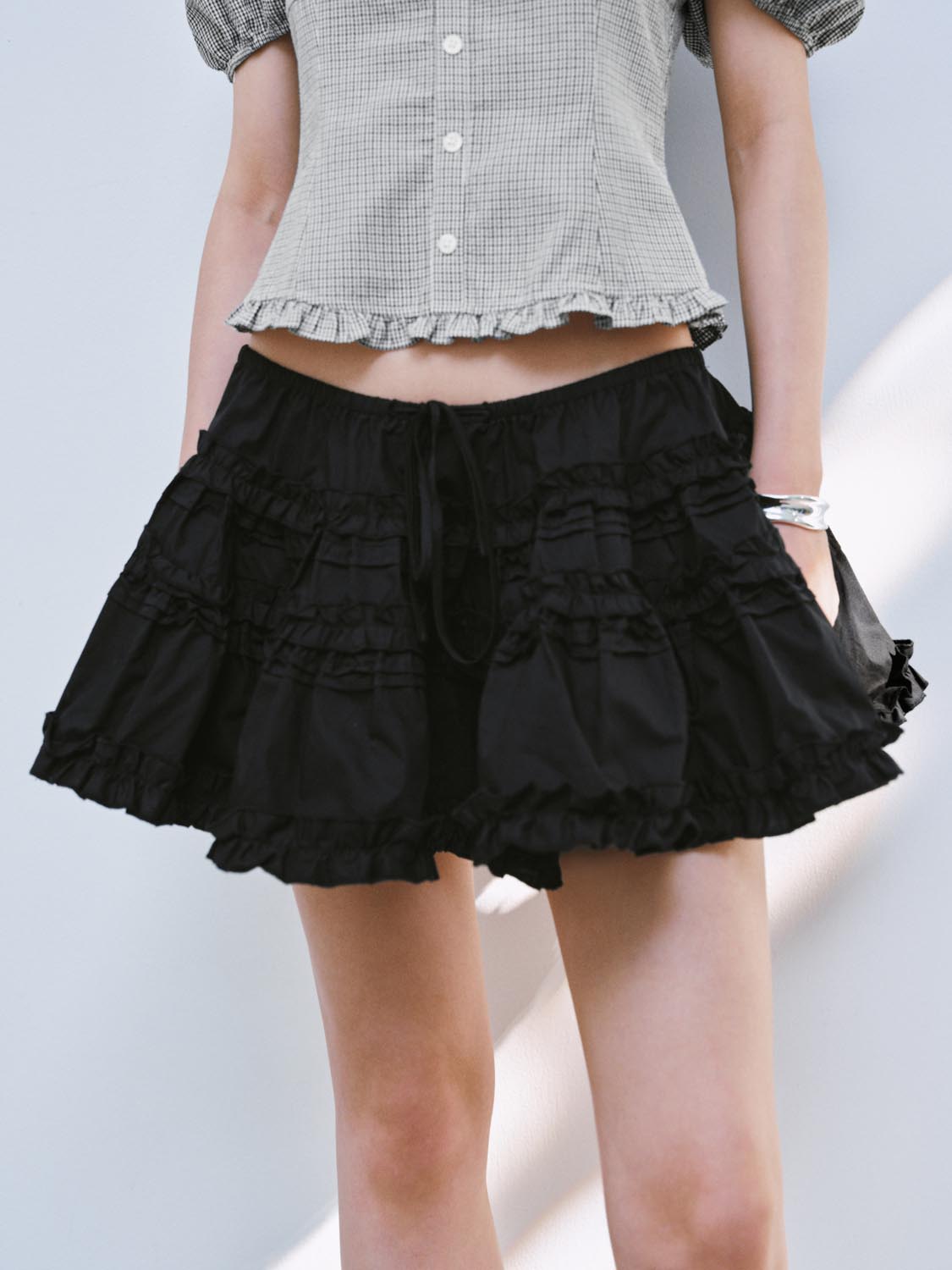 Mini Flared Skirts