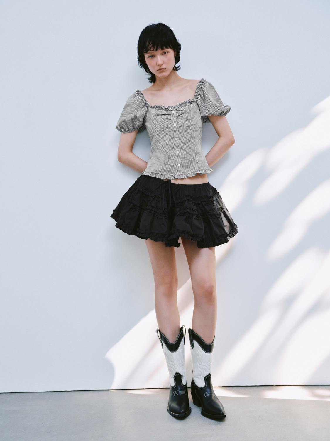 Mini Flared Skirts