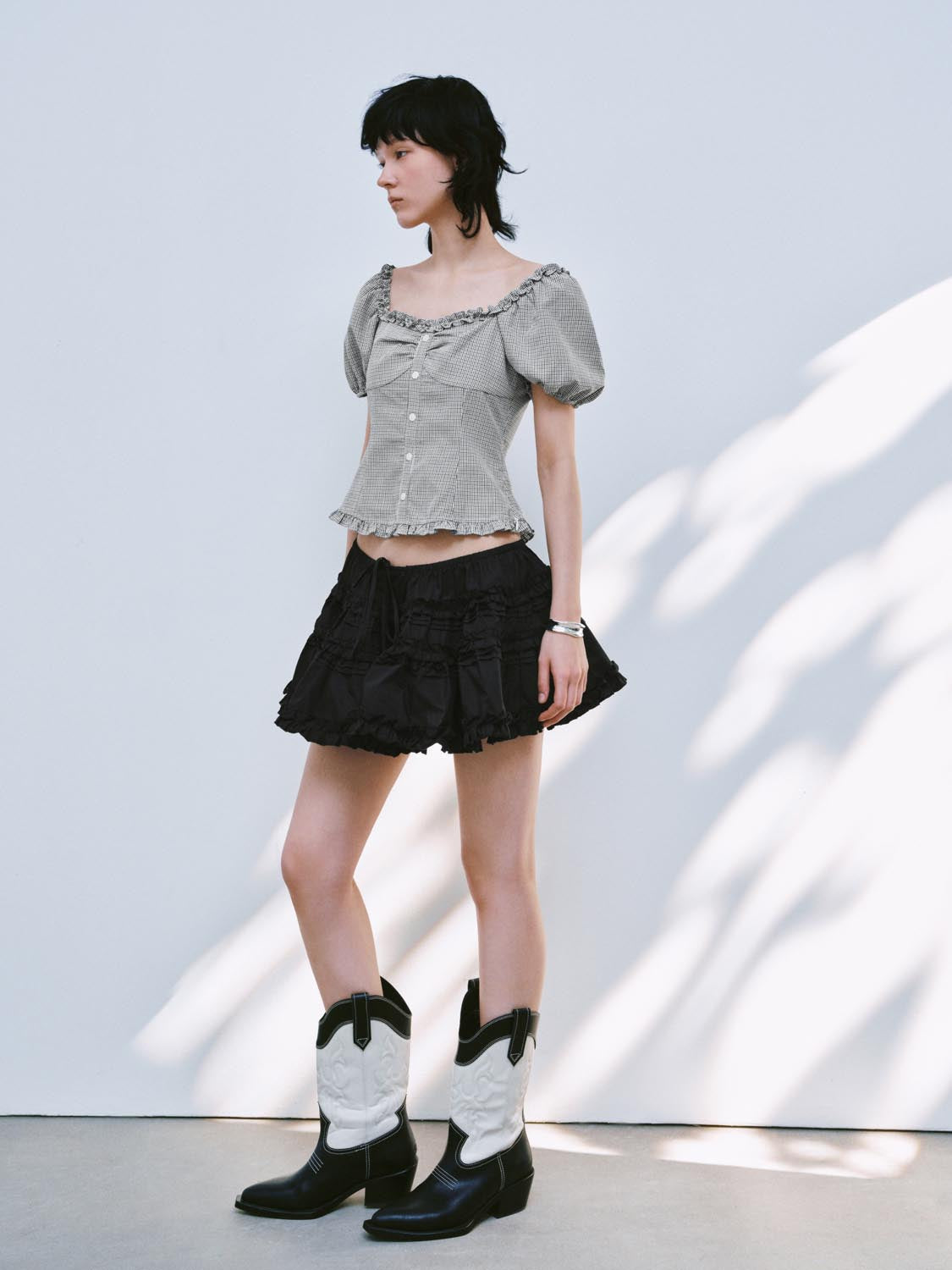 Mini Flared Skirts