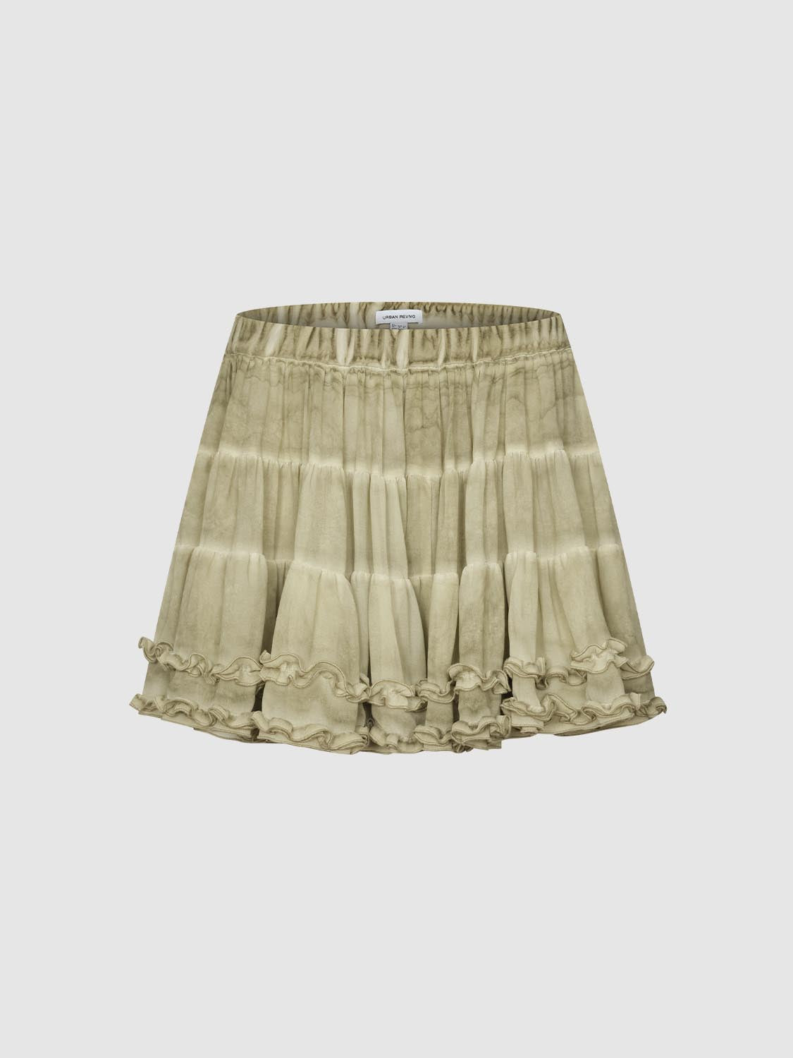 Frilled Mini A-Line Skirts