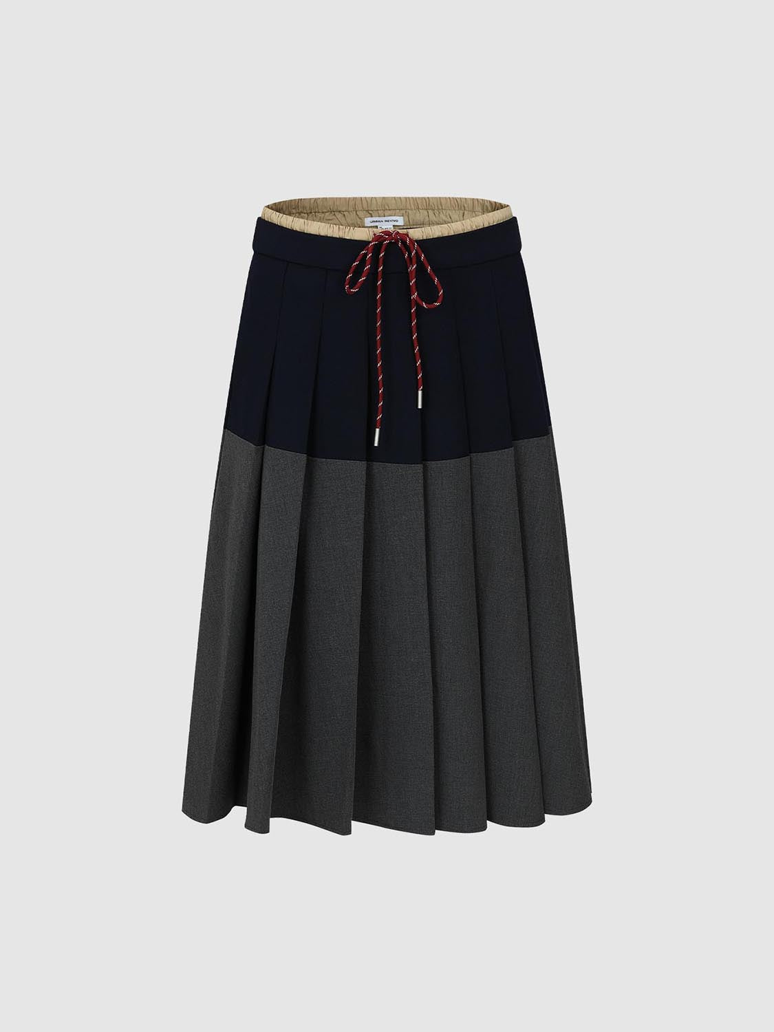 Pleated A-Line Skirts