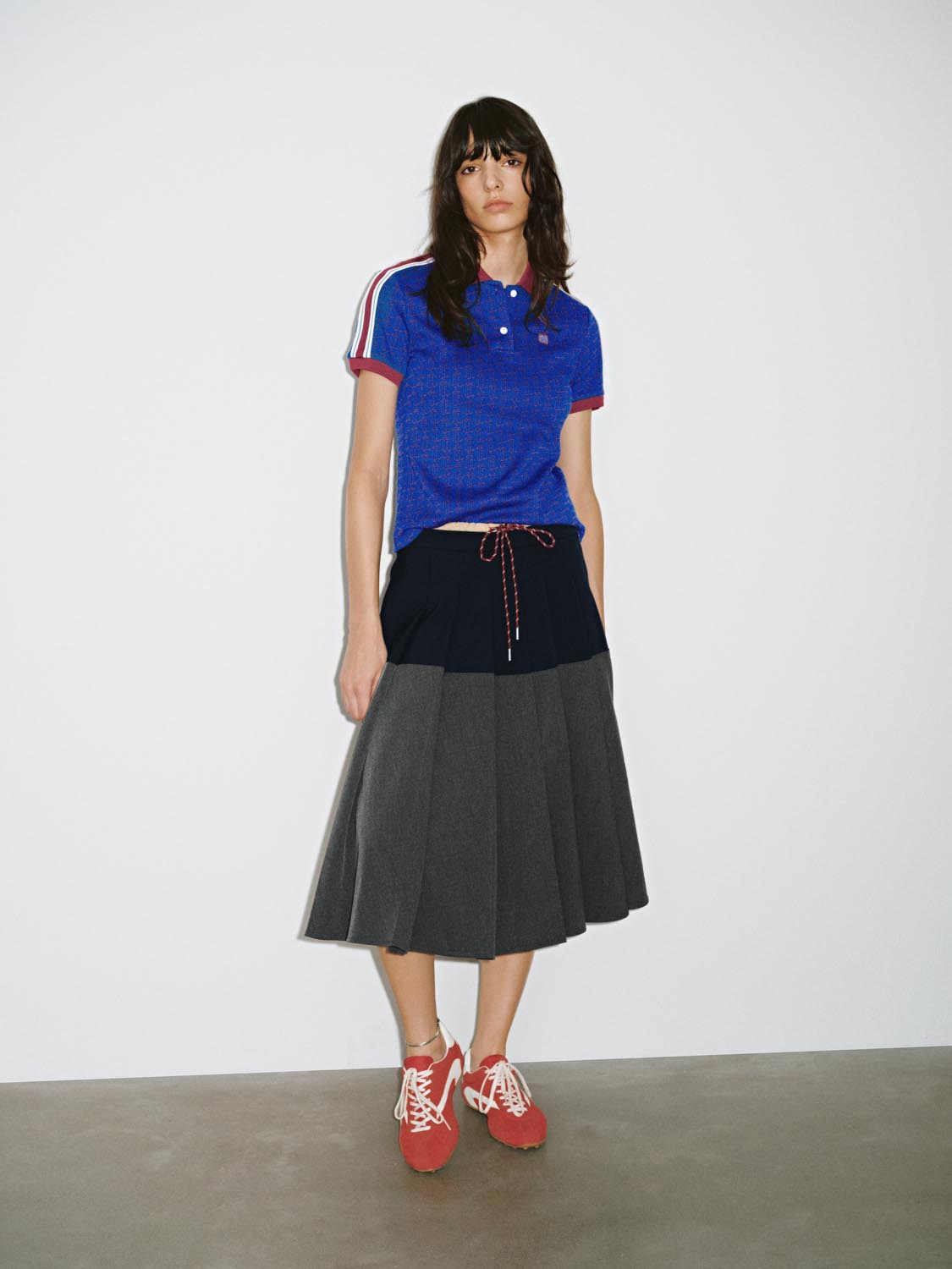 Pleated A-Line Skirts