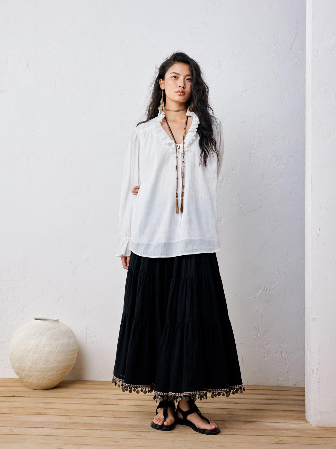 A-Line Maxi Skirts
