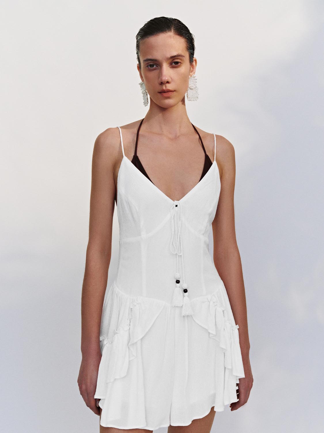 Ruffle Camisole Jumpsuits