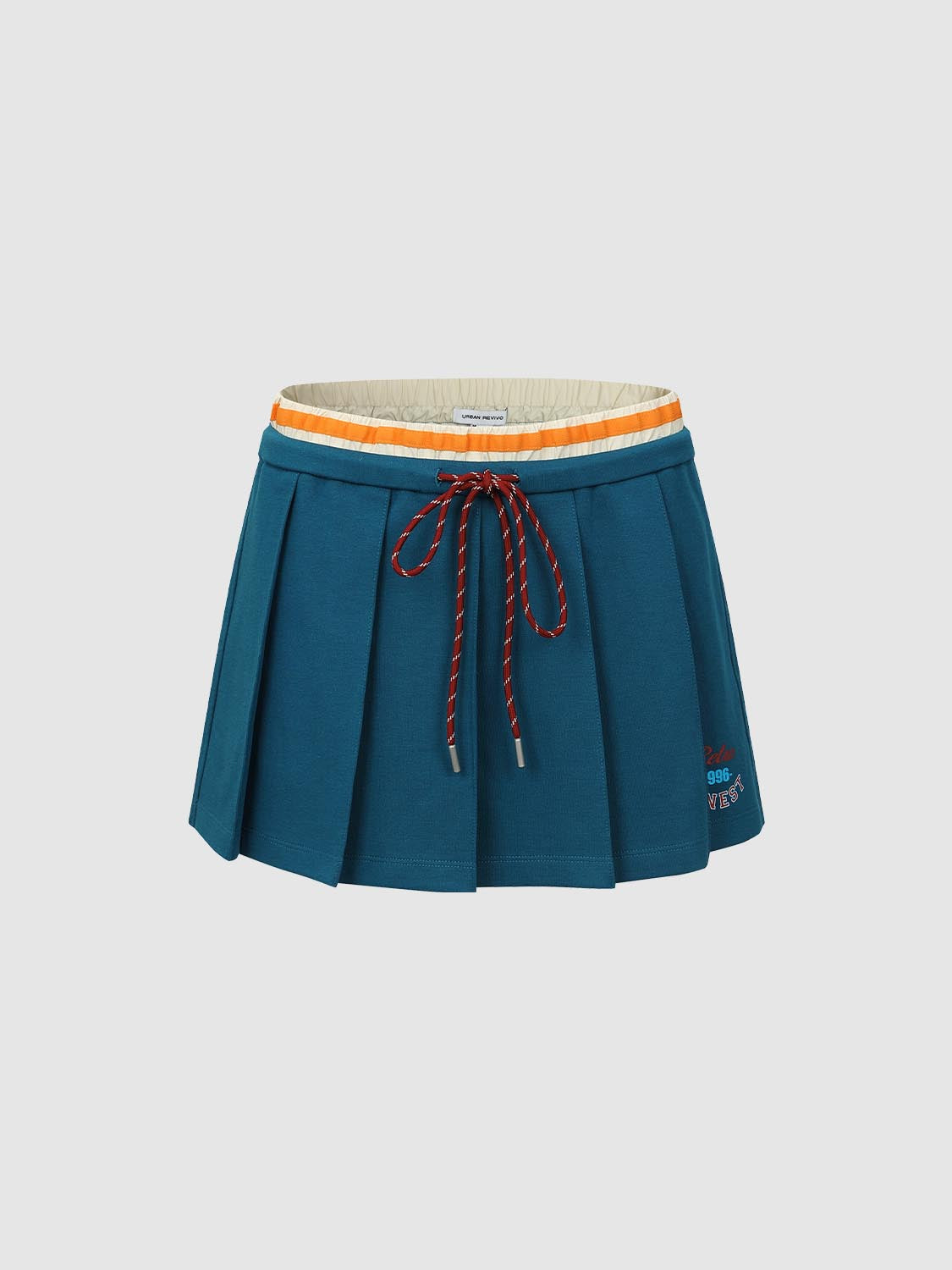 2 In 1 Spliced Drawstring Shorts