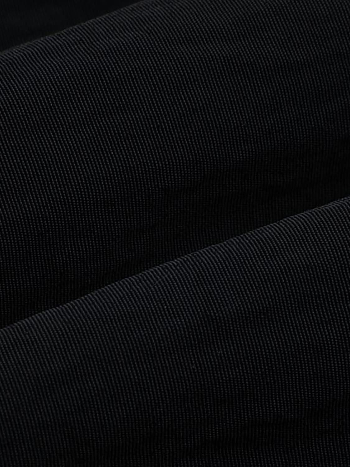 String Detail Ruffle Trim Puffball Shorts