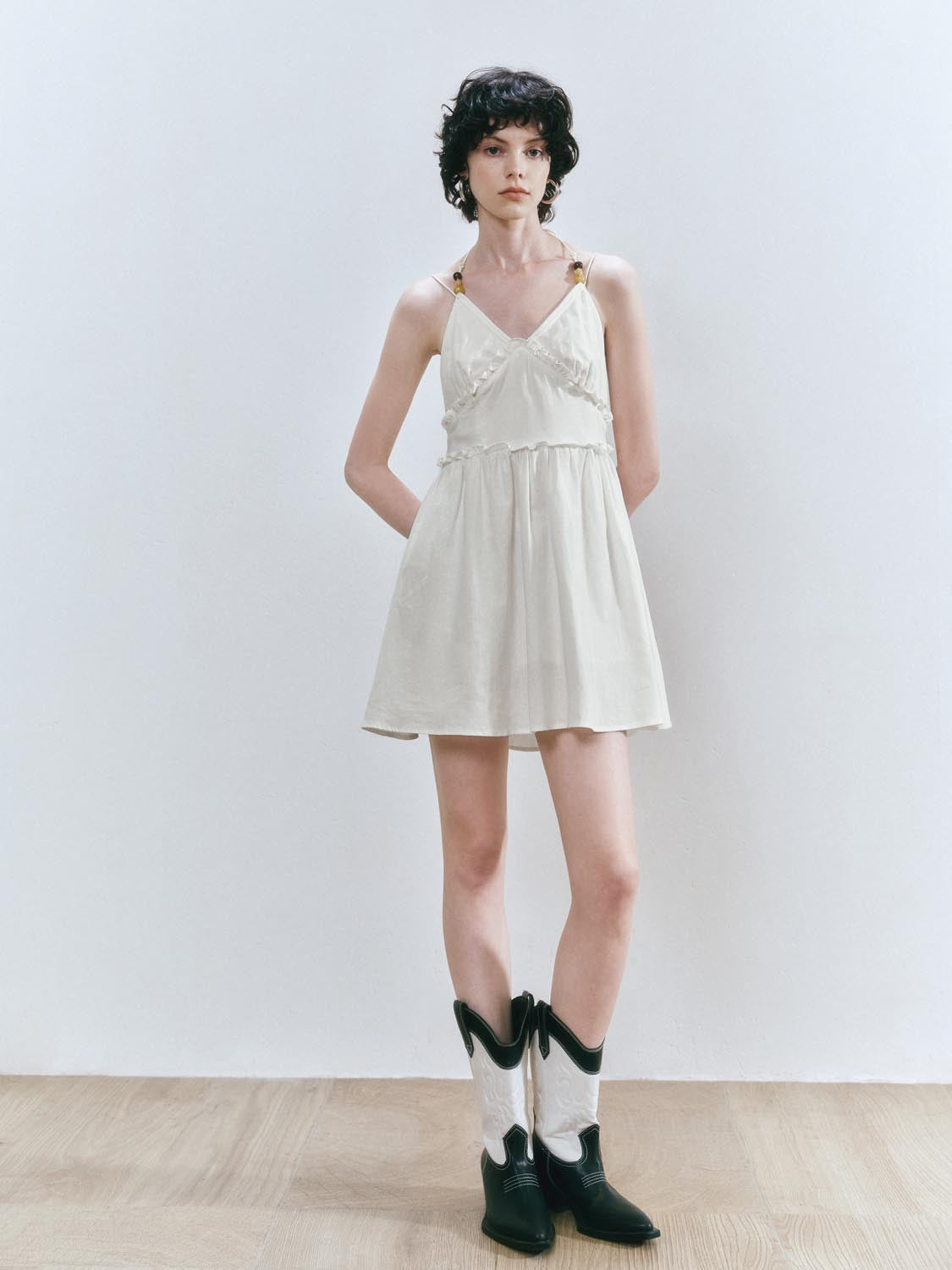 Camisole Halter Neck A-Line Dresses