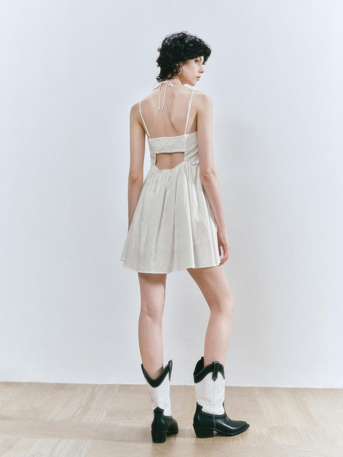 Camisole Halter Neck A-Line Dresses