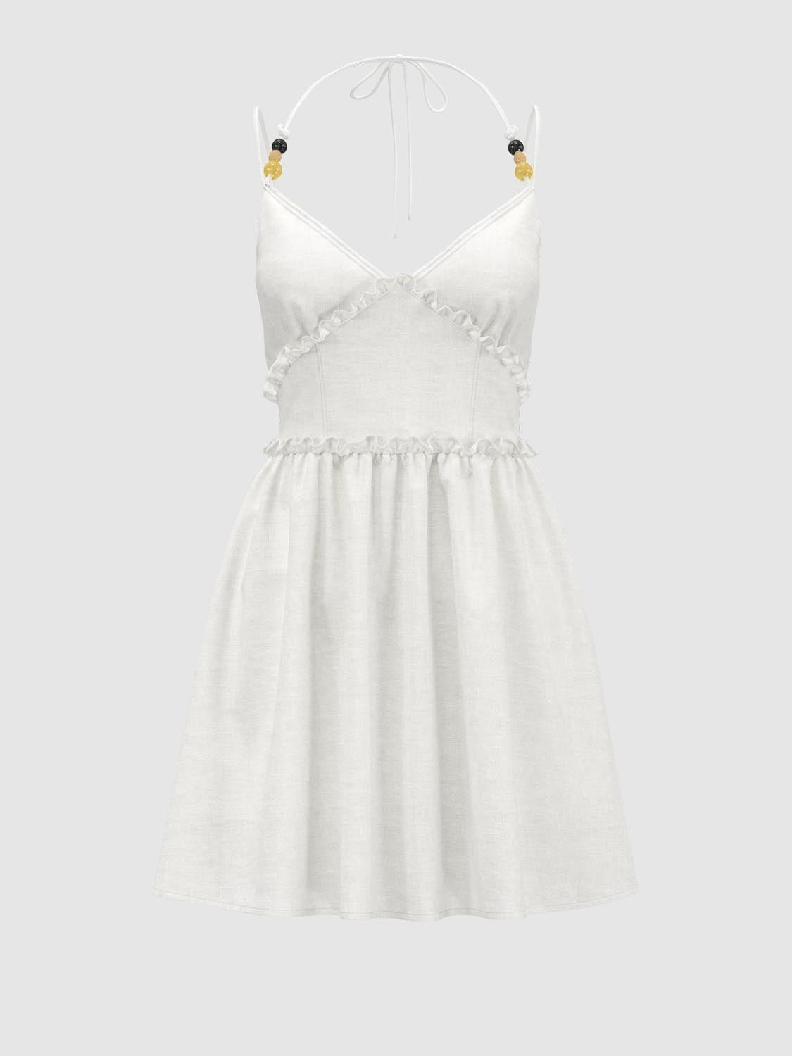 Camisole Halter Neck A-Line Dresses