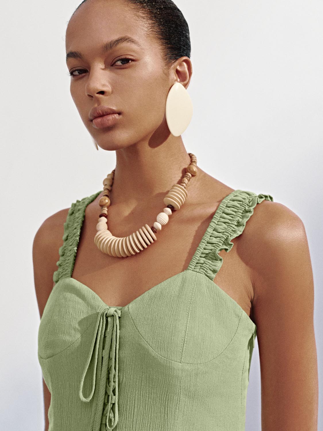 Wide Strap A-Line Dresses