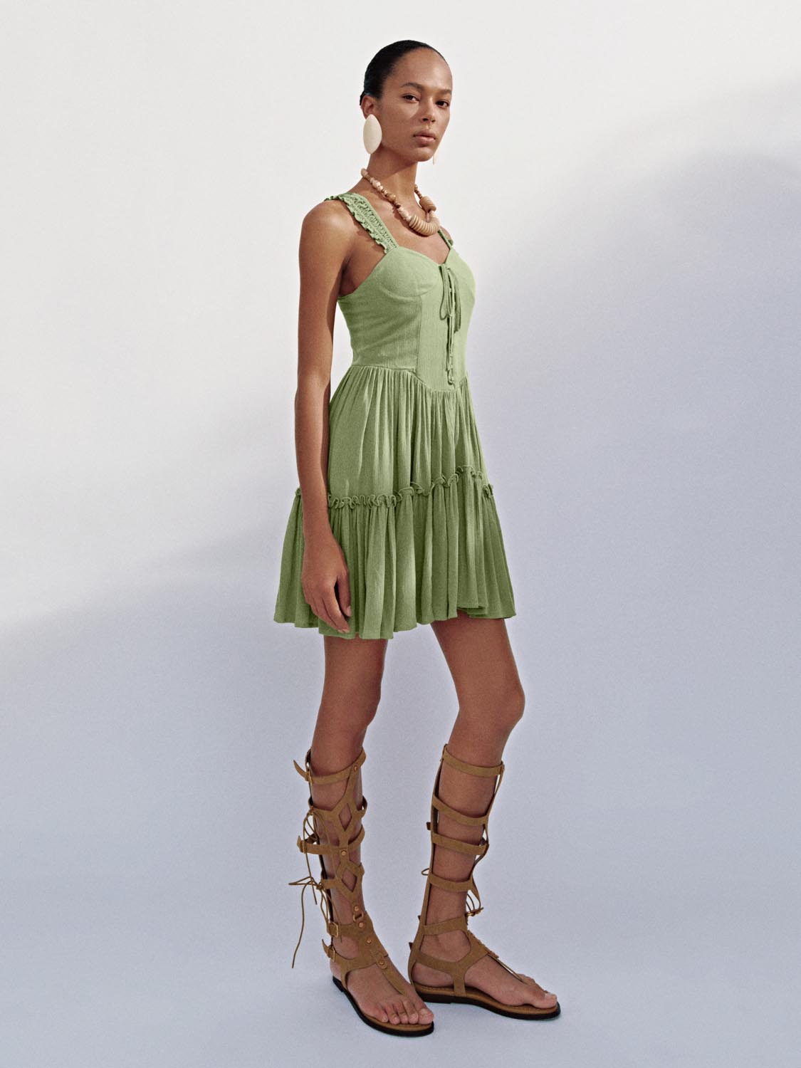 Wide Strap A-Line Dresses