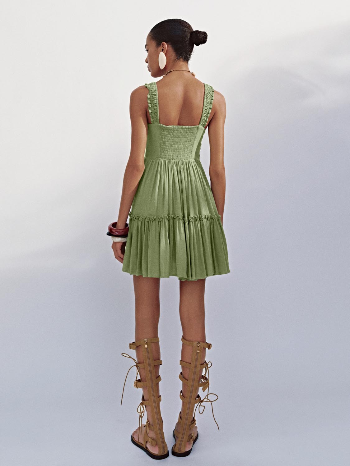 Wide Strap A-Line Dresses
