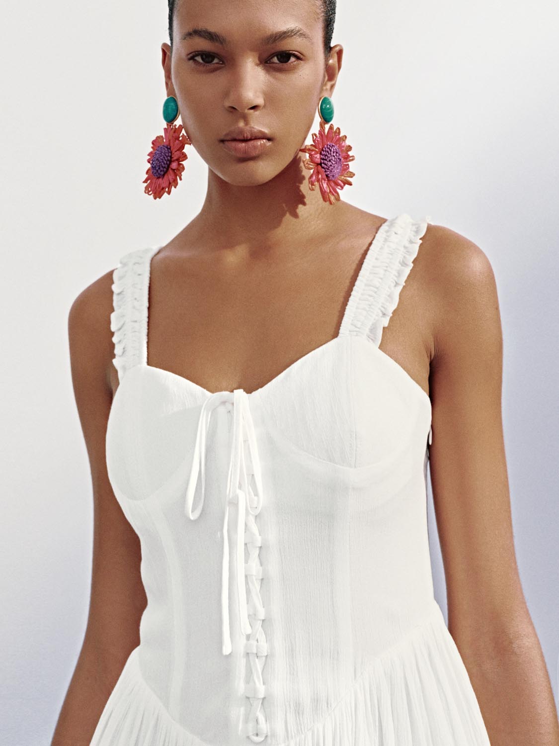 Wide Strap A-Line Dresses