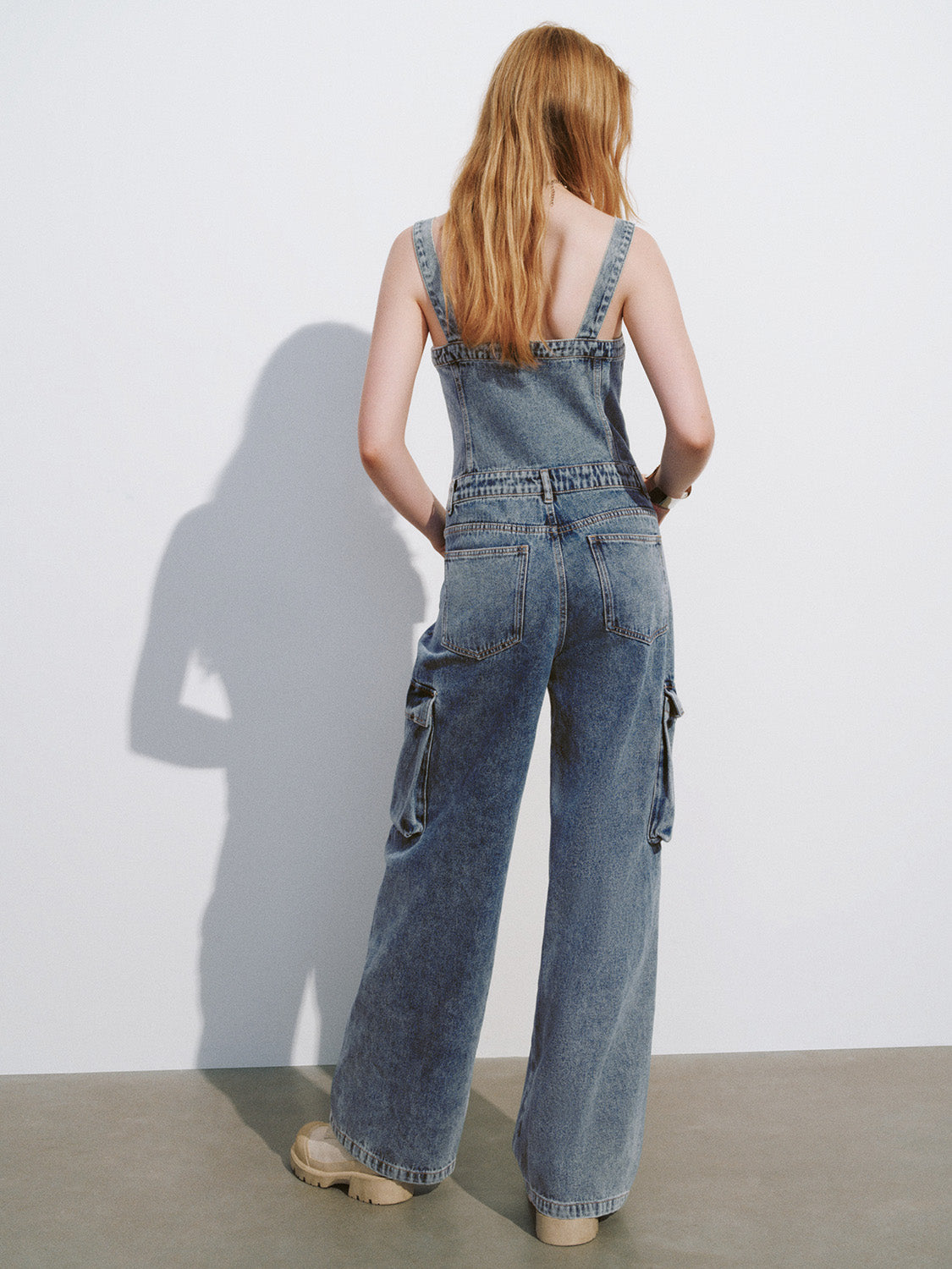 Loose Denim Overall