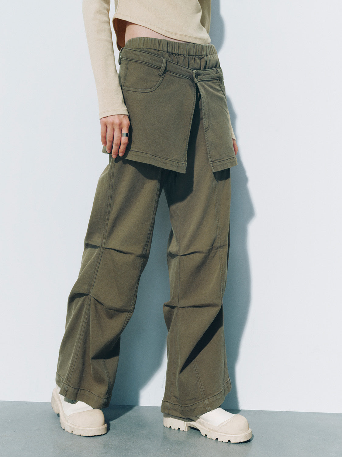 2 In 1 Loose Jeans