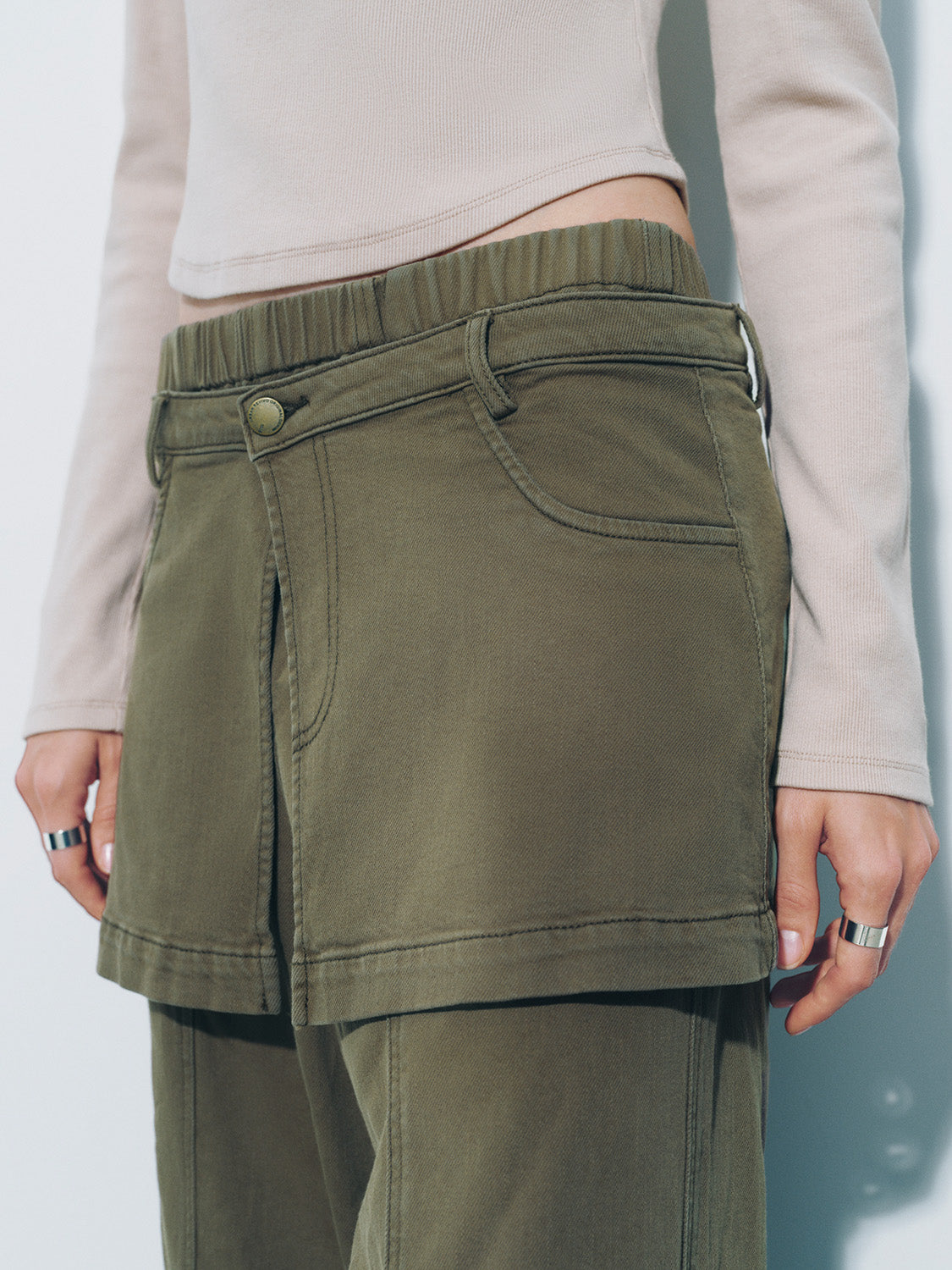 2 In 1 Loose Jeans