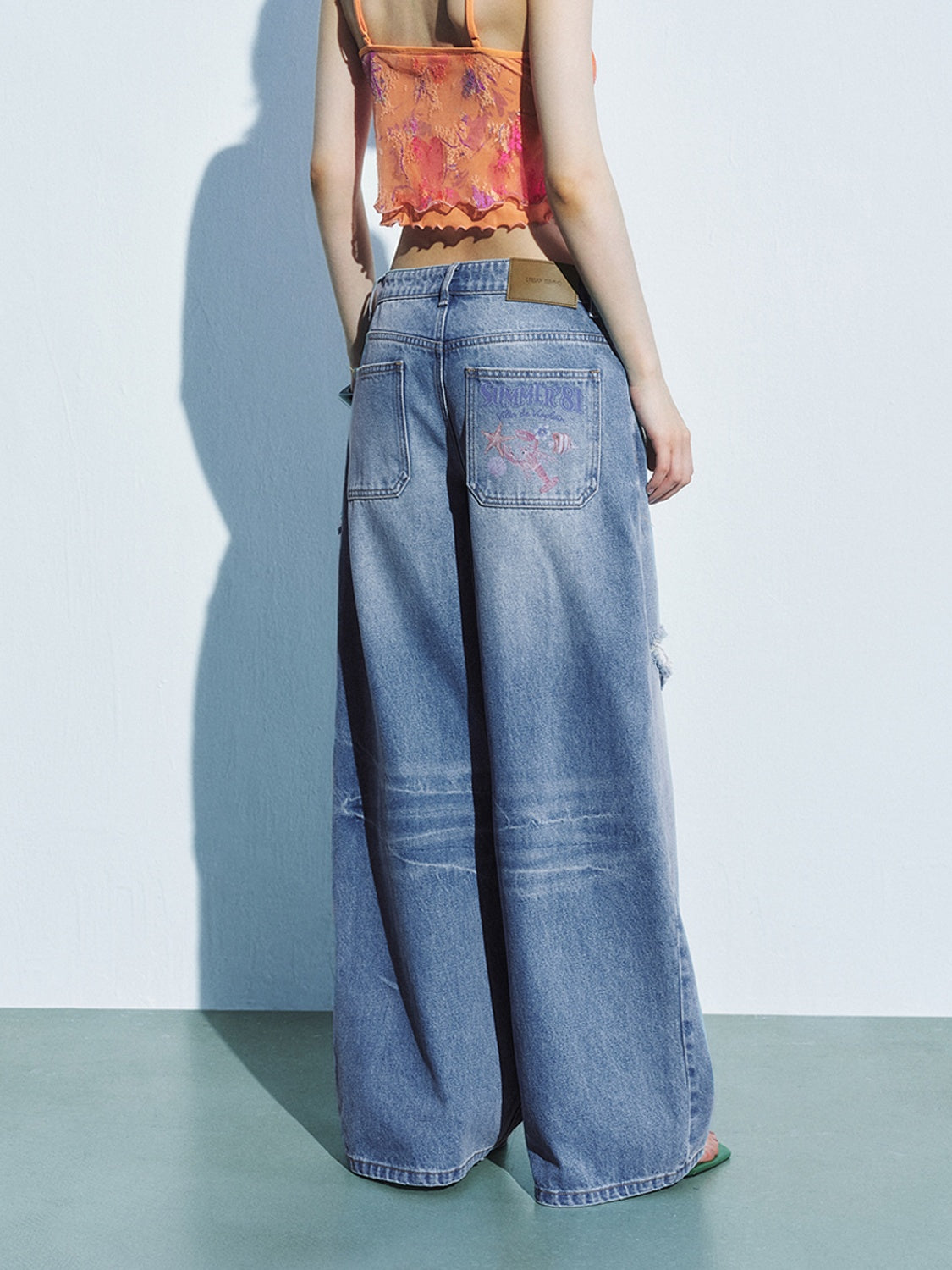 Ripped Denim Jeans